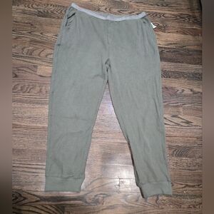 Old Navy Green Navy Waffle PJ Lounge Pants Long Johns Size XXL NWT